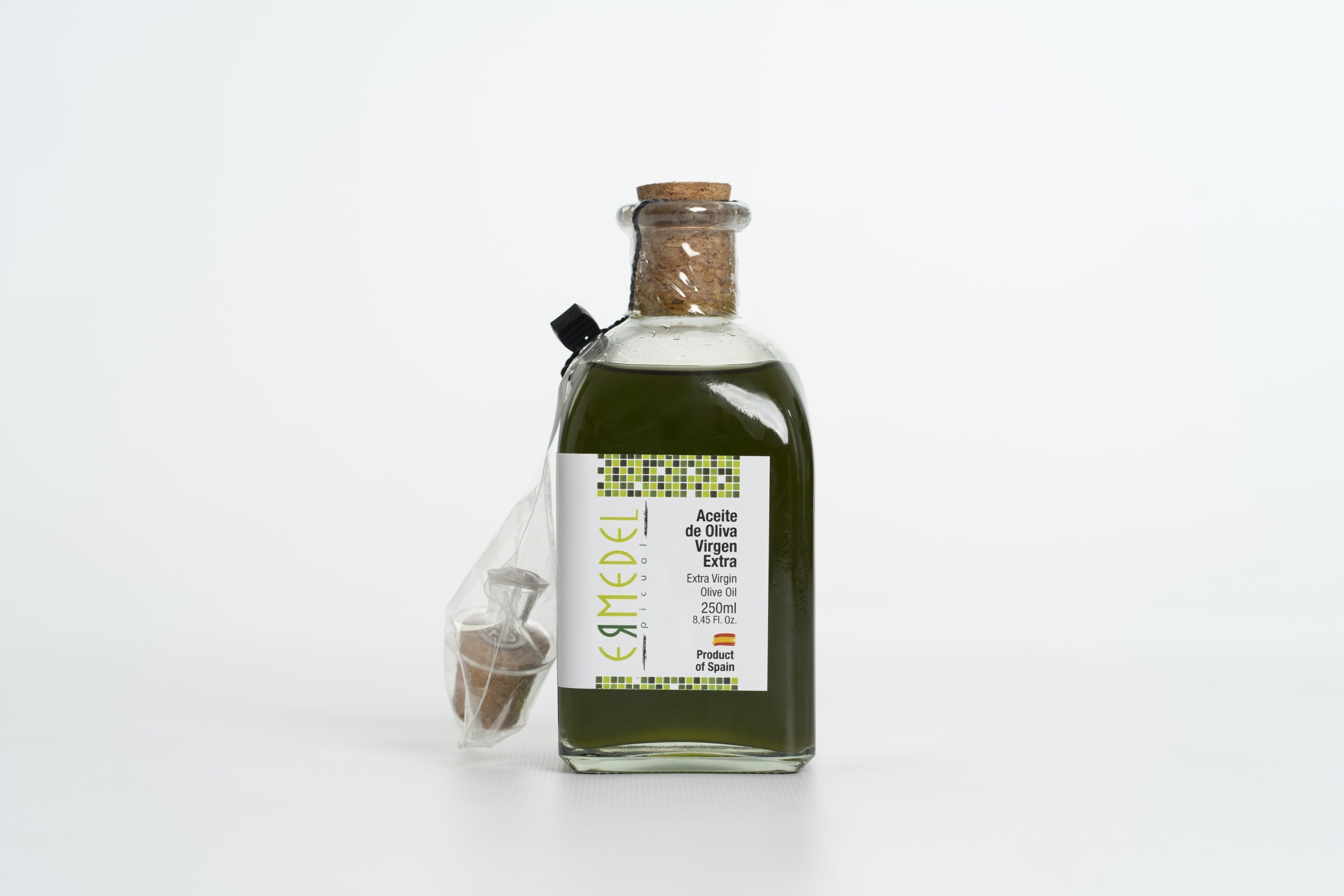 Pack Botella 500ml + 2 frascas 250ml AOVE Green Selection - Imagen 4
