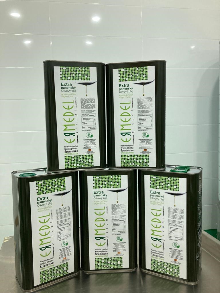 Pack 5 latas de 3L ERMEDEL AOVE Green Selection - Imagen 3